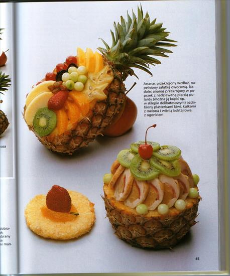 Książka dekorowanie potraw - ozdabianie dekorowanie potraw garnierowanie food dekoration deco str 1 44.JPG