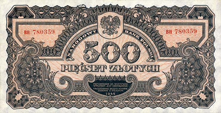 banknoty,monety polskie i nie tylko - 500zl44weA.jpg