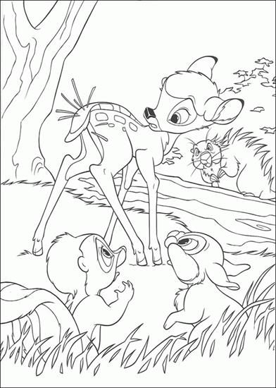 Bambi - Bambi - kolorowanka 64.GIF